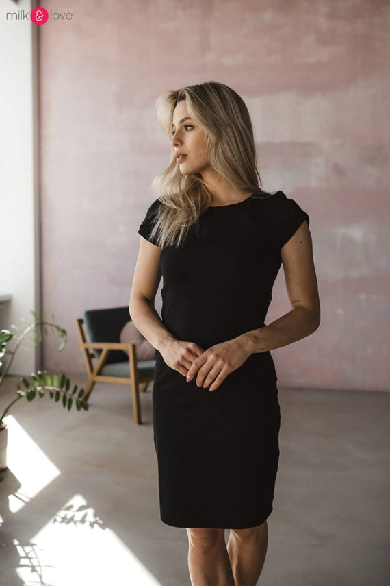 Milky Dress Sukienka do karmienia Milk&Love czarny