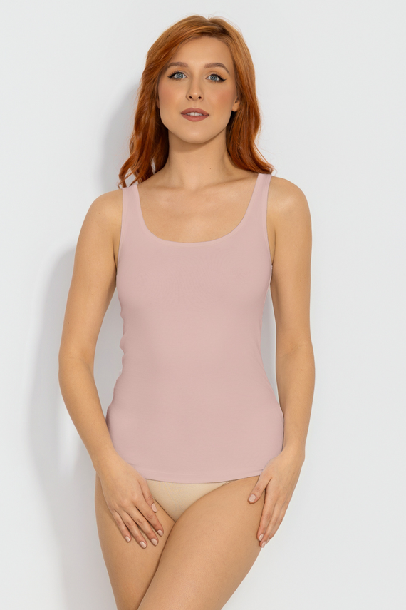 Mitex Kaya dámský bavlněný tank top pohodlný prodyšný pink
