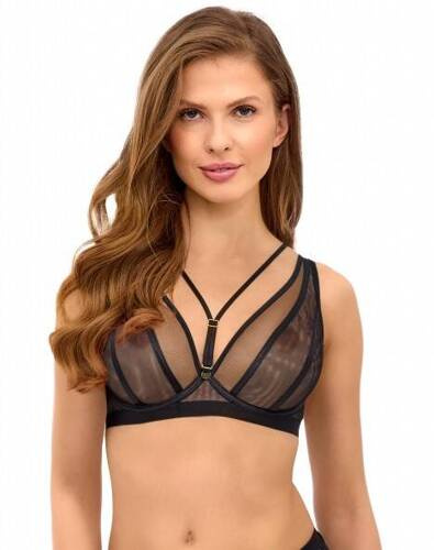 2521 Lupoline soft bralette podprsenka černá