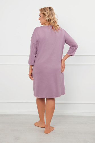 Noční košile Ibena, 3/4 rukávy Italian Fashion - heather