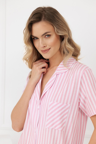 Dámská noční košile Genna Italian Fashion 100% bavlna proužky