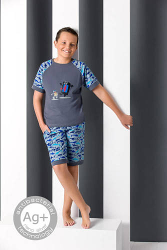 PY2008 Chlapecké pyžamo Passion graphite