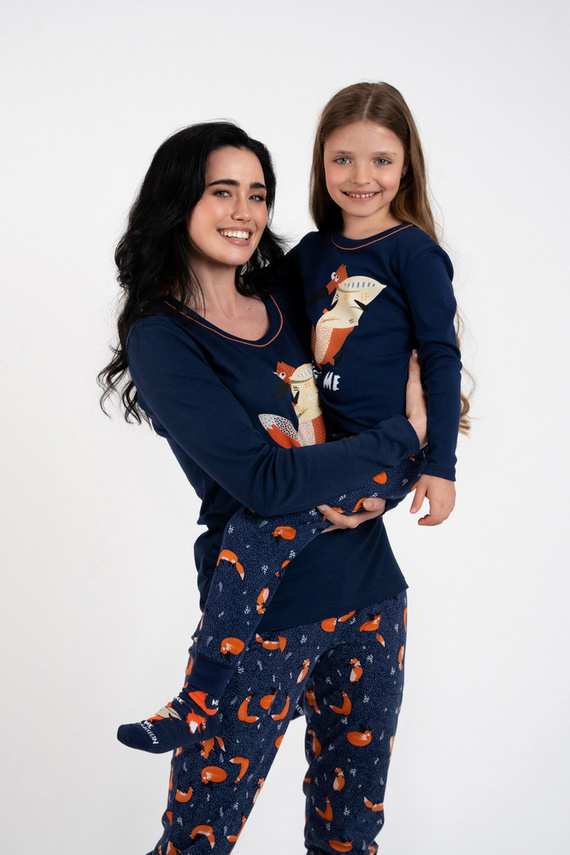 Wasilla Dámské pyžamo s dlouhým rukávem, dlouhé kalhoty Italian Fashion