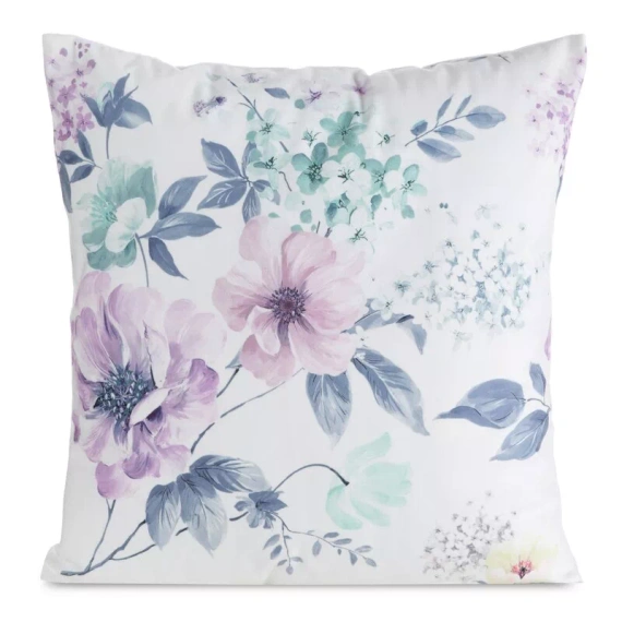 Povlak na polštář 45x45 Mink 32 Eurofirany samet květiny