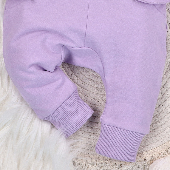 ABN-5485 Underwater World Nini tepláky - organická bavlna, fialové, pro děti