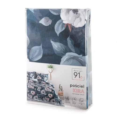 Povlečení Kira Design 91 květinové oboustranné měkké na zip