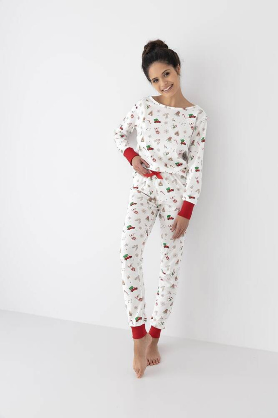 Dámské pyžamo Samantha Sensis -ecru