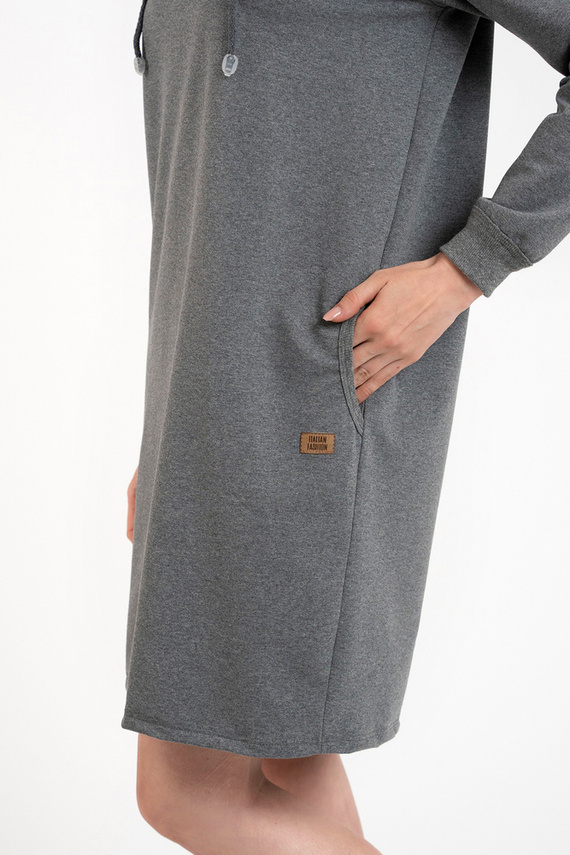 Malmo dámská tunika s dlouhým rukávem Italská móda - ¶r. melange