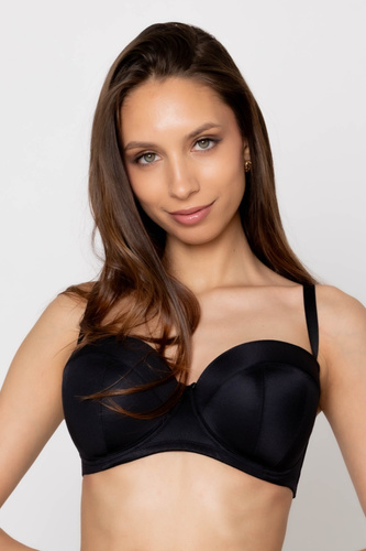19231 Mediolano Angel bardot podprsenka - push-up, odnímatelná ramínka, silikonový pásek