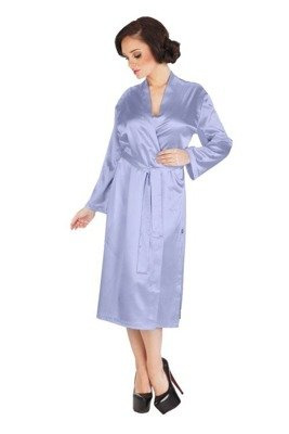 798 Klasický dámský župan Forex - modrý/modrý