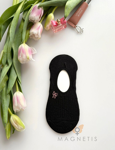 Dámské balerínkové ponožky YN-251131 Magnetis – viskóza se silikonem na patě
