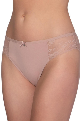 Dámské kalhotky Lama L-VIS 1599 viskózové bikini s krajkou 2 ks