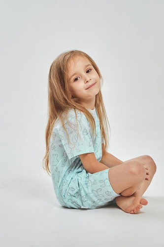 Dívčí noční košile 3547 Arleta Taro 100% bavlna tyrkysová