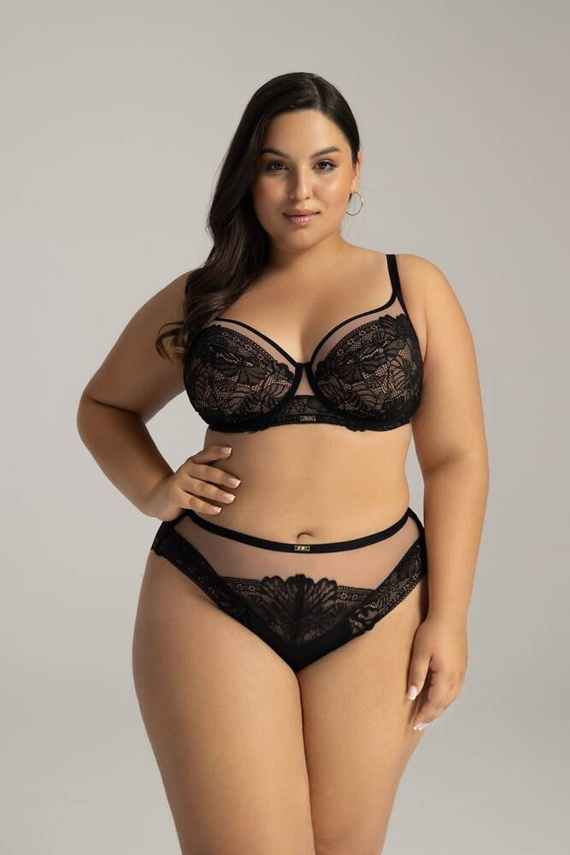 2145 AVA Dámské kalhotky - černé