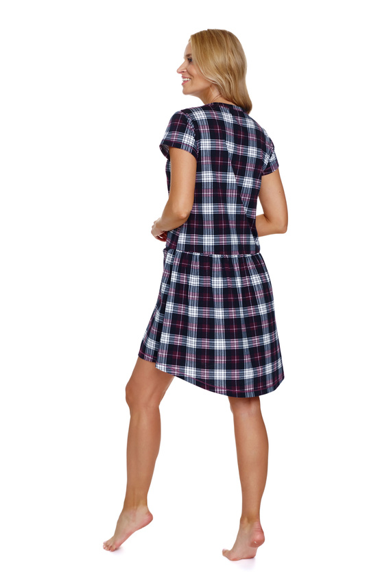 9444 Koszula Nocna ciążowa i do karmienia Doctor Nap - burgundy