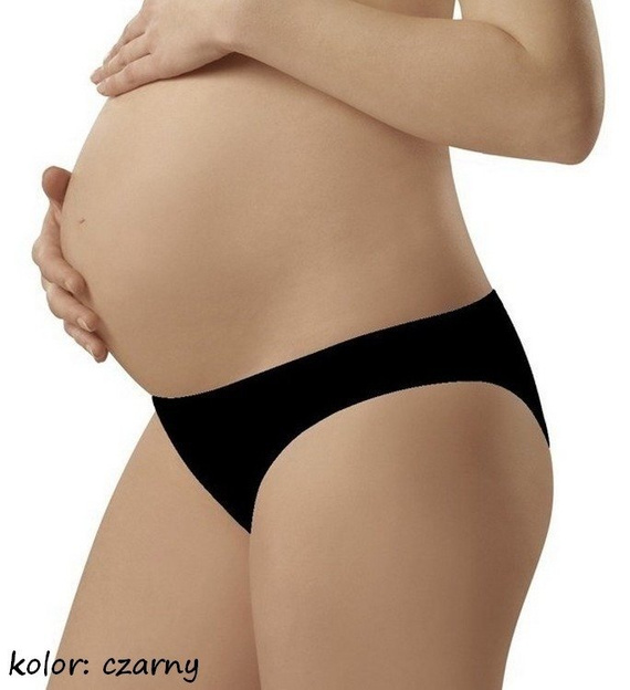 Těhotenské kalhotky Mama mini Italian Fashion - černé