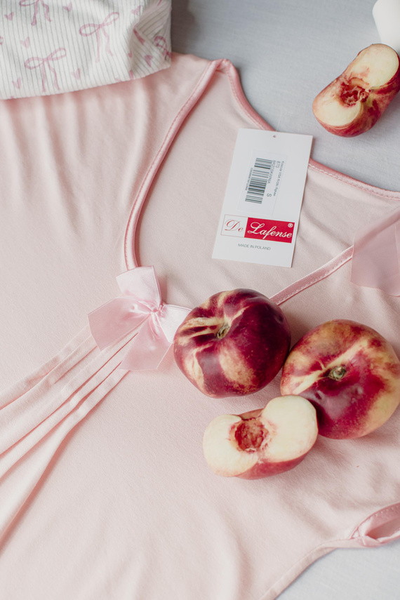 870 Visa De Lafense noční košile - broskvová