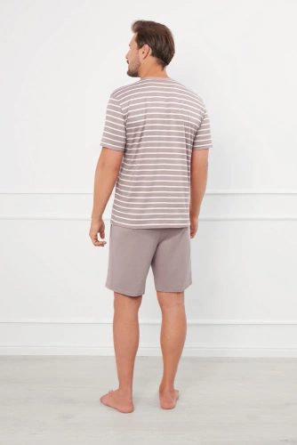 Bert Pánské pyžamo Italian Fashion - cappuccino