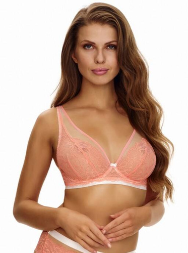 2450 Lupoline- broskvová měkká podprsenka bralette