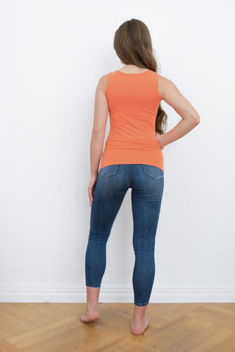 Dámská košile Ibiza se širokými ramínky Italian Fashion - oranžová