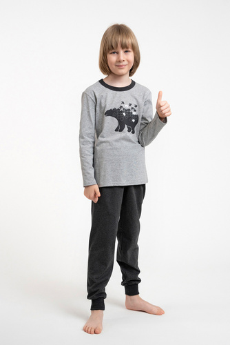 Chlapecké pyžamo Morten Italian Fashion melange/c.melange