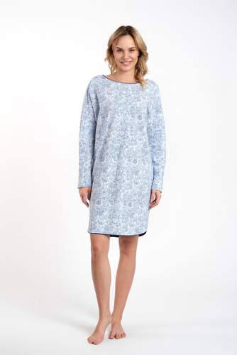 Noční košile Gracjela Italian Fashion - modrý potisk