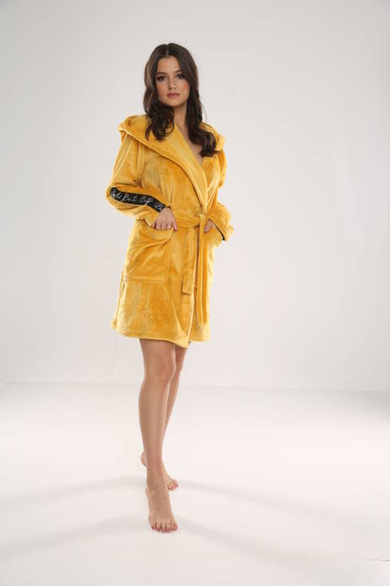 626 Abigail Dámský krátký župan Forex - medový