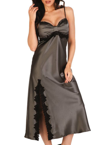 926 Kleoree Dlouhá noční košile De Lafense - šedá