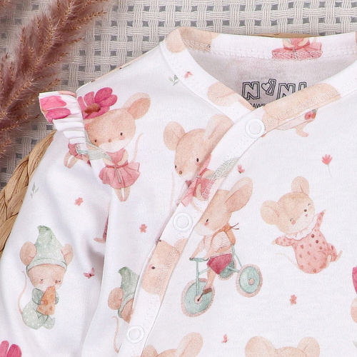 Body Nini Little Mouse 100% organická bavlna, vyrobeno v Polsku
