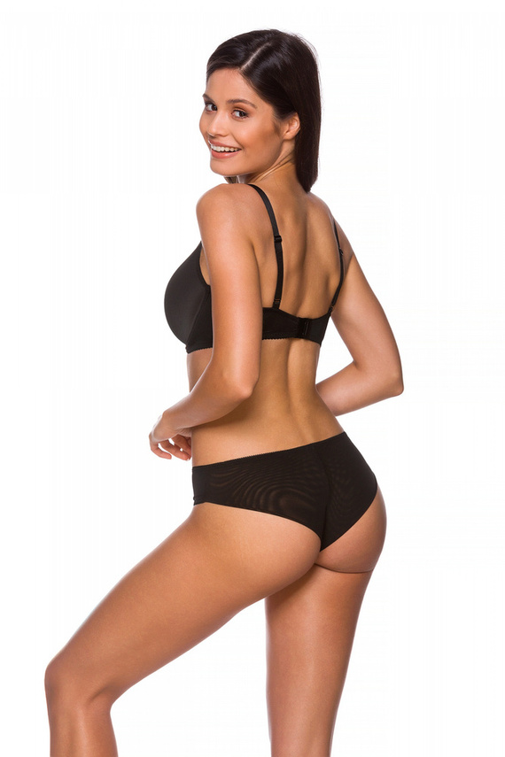 138 Vyztužená podprsenka Lupoline - černá