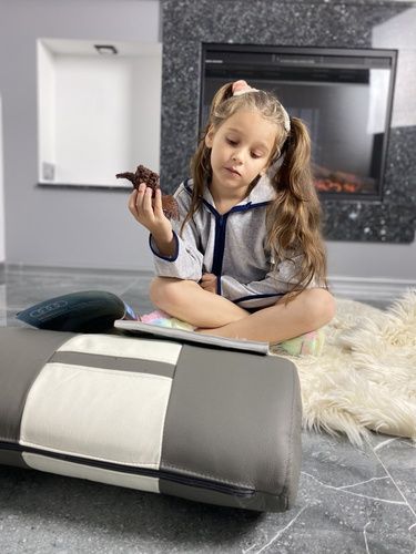 374 / 375 Dětský župan Desiree - šedý