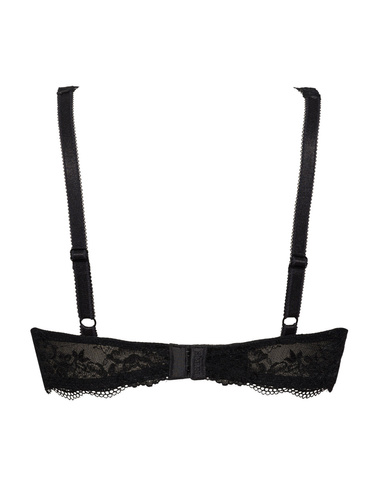 2442 Podprsenka Wonderlace - krajková, měkká, s kosticí a nastavitelnou velikostí Sielei černá