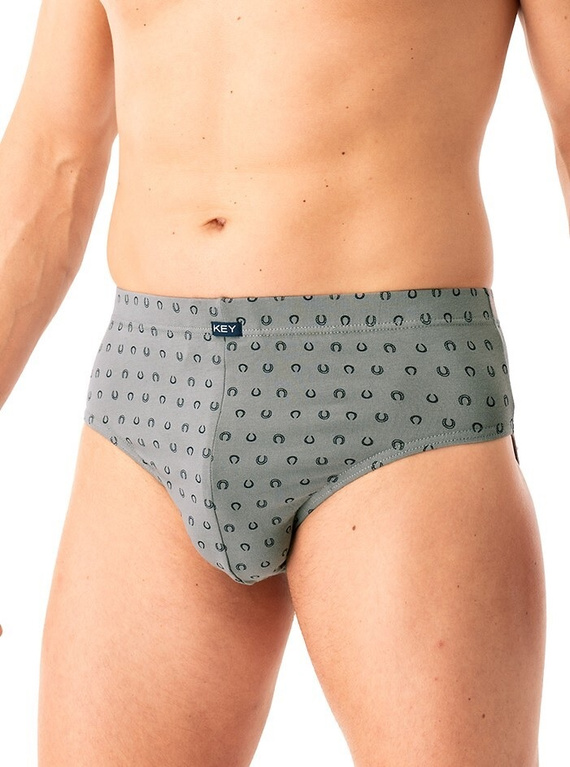 MPP 612 B25 Key pánské slipy tmavě šedé - bavlna, 2 balení v krabičce, pohodlí a styl