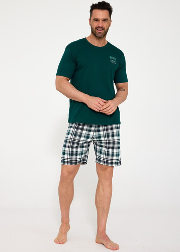 Pánské pyžamo Cornette 326/212 Montana 100% bavlna krátký rukáv