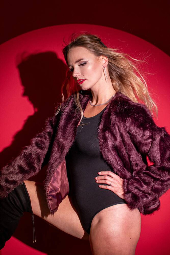 805 Chloe Dámské body s dlouhým rukávem De Lafense - černé