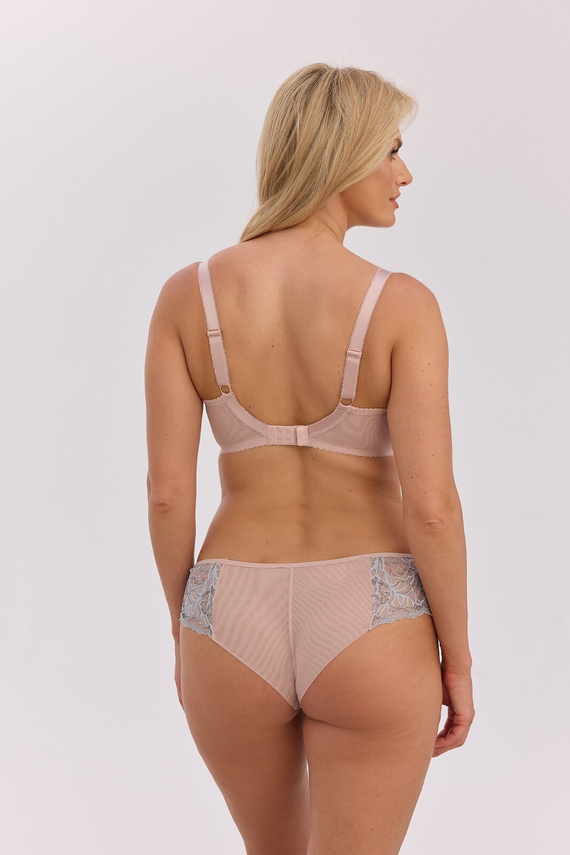 Podprsenka soft BS1371 Cameron Gaia růžovo modrá s kosticemi SB6