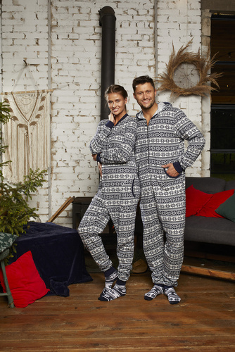 Alaska Dámský overal Italian Fashion - tmavě modrý