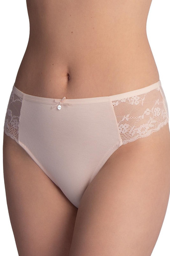 Dámské kalhotky Lama L-VIS 1599 viskózové bikini s krajkou 2 ks