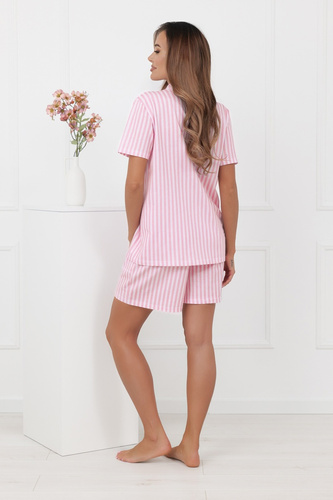 Dámské pyžamo Genna Italian Fashion 100% bavlna krátký rukáv šortky