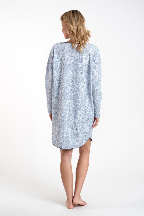 Noční košile Gracjela Italian Fashion - modrý potisk