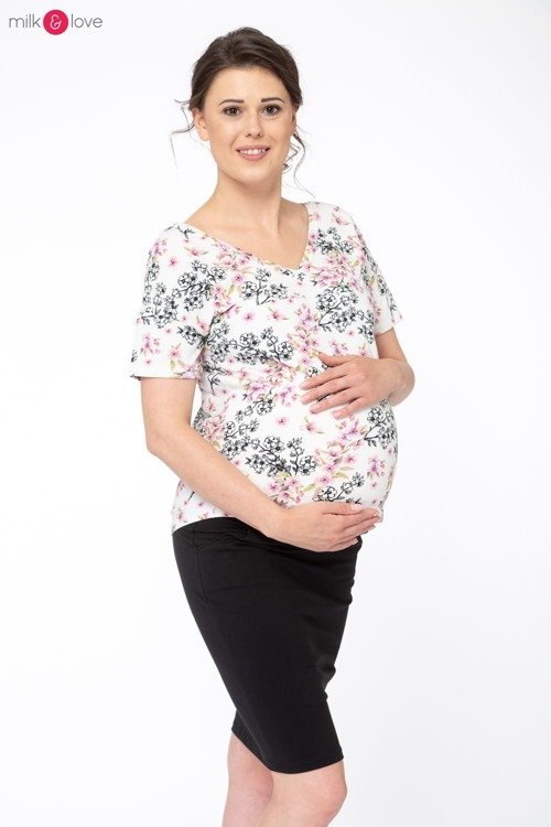 Spódnica ciążowa z kieszeniami Milk&Love czarny