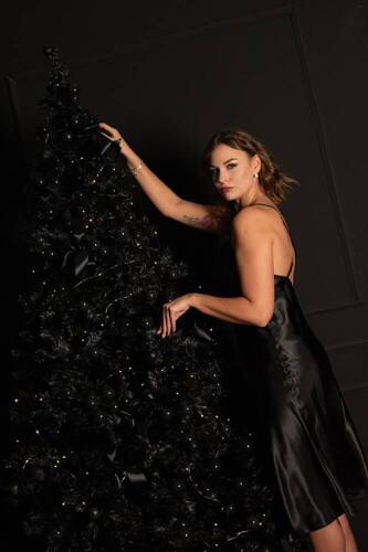 732 Brianna Dámská košile De Lafense - černá