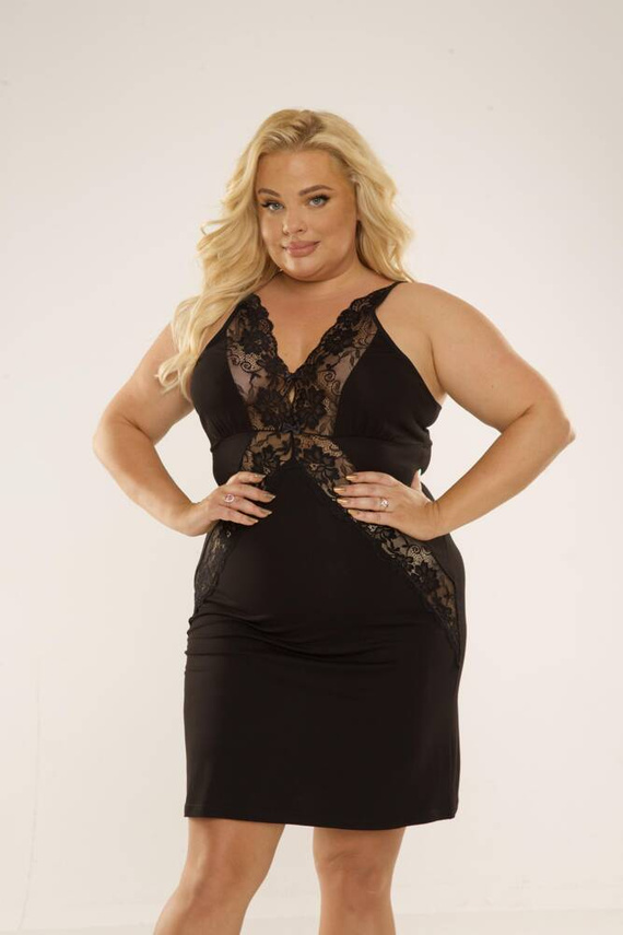 879 Agnes Forex noční košile - černá