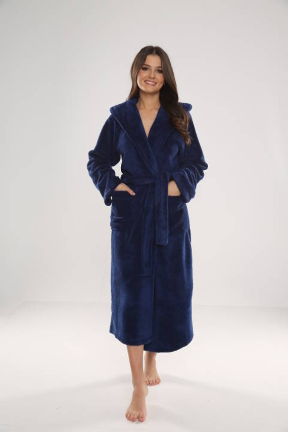 807 Dlouhý dámský župan Luna II Forex - námořnická modř