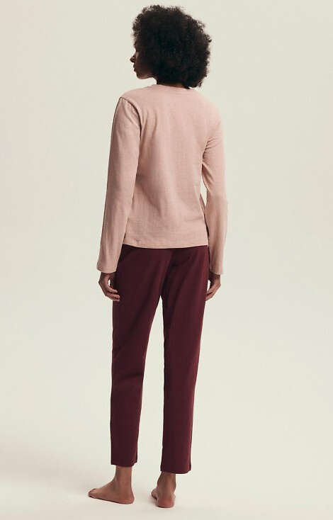 43733 Dámské pyžamo Dorla Henderson orchidej - bavlna, délka. rukávy a kalhoty