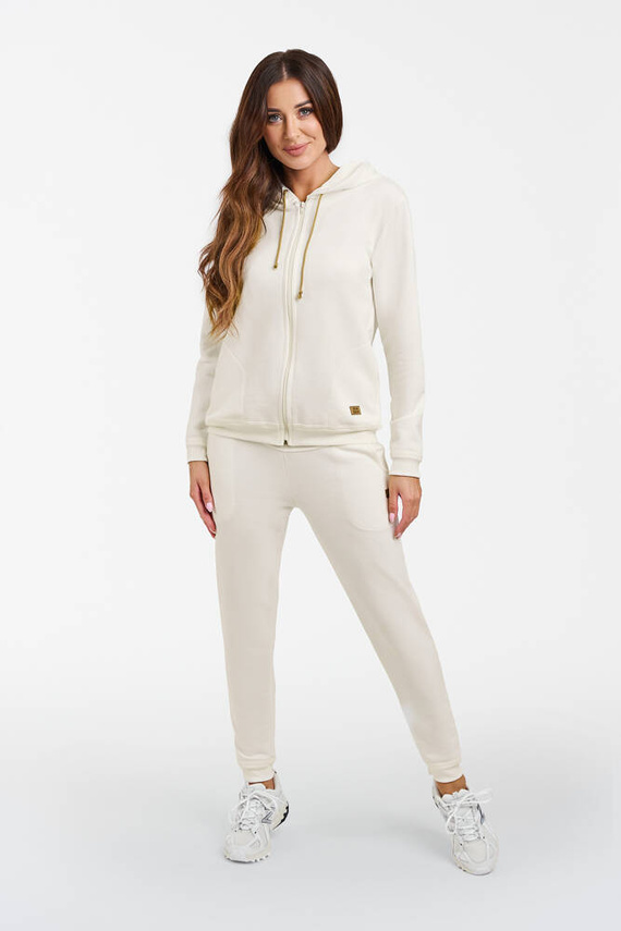 Halenka Roma s kapucí Italian Fashion - ecru