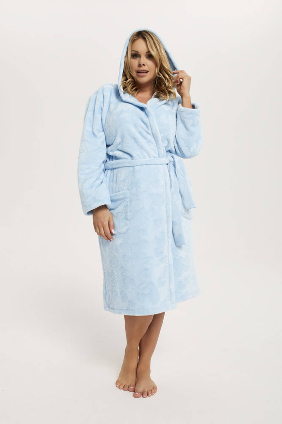 Dámský župan Misti Italian Fashion - modrý