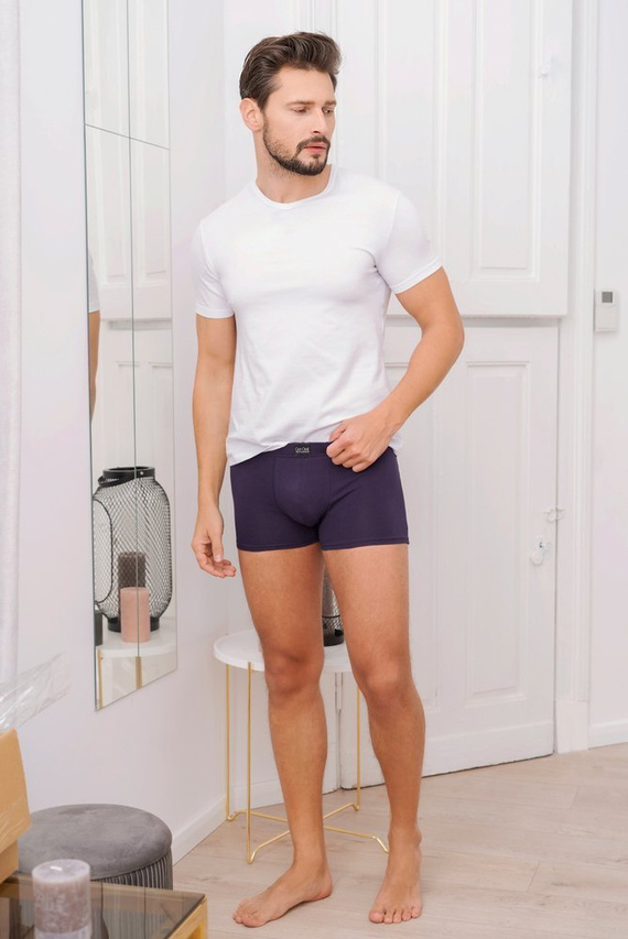 Ikar Pánské tričko s krátkým rukávem Italian Fashion - bílé