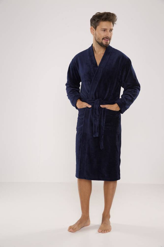 391 Hugo pánský župan De lafense - tmavě modrý