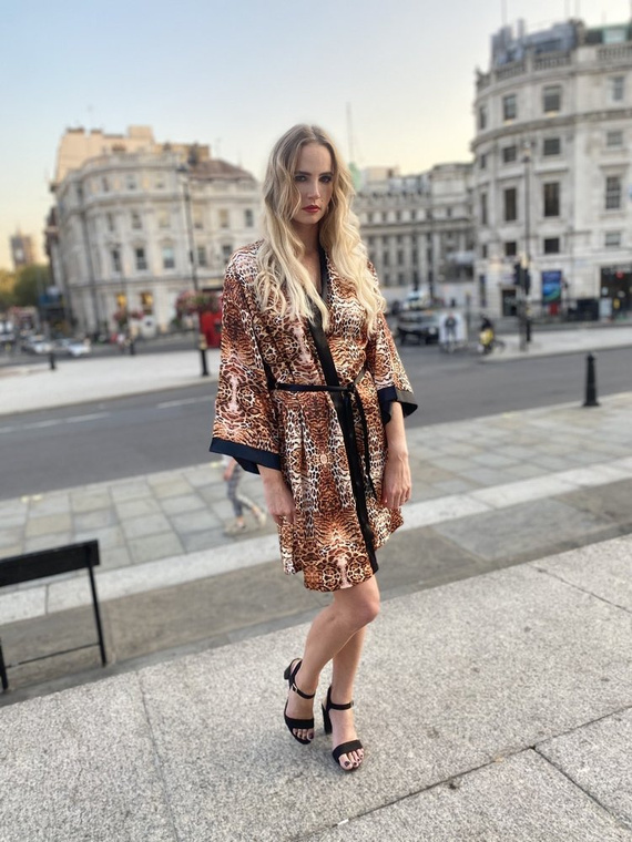 417 Valentina dámský župan Forex - béžový